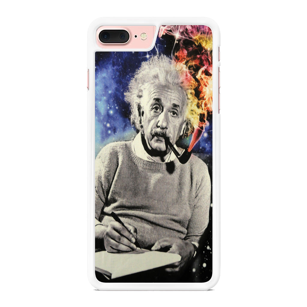 Albert Einstein Smoking iPhone 8 Plus Case