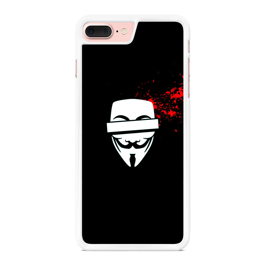 Anonymous Blood Splashes iPhone 8 Plus Case