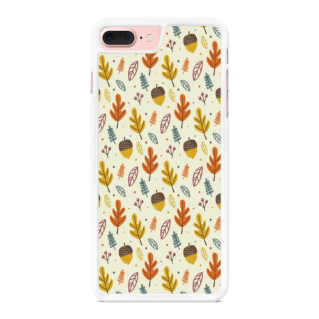 Autumn Things Pattern iPhone 8 Plus Case