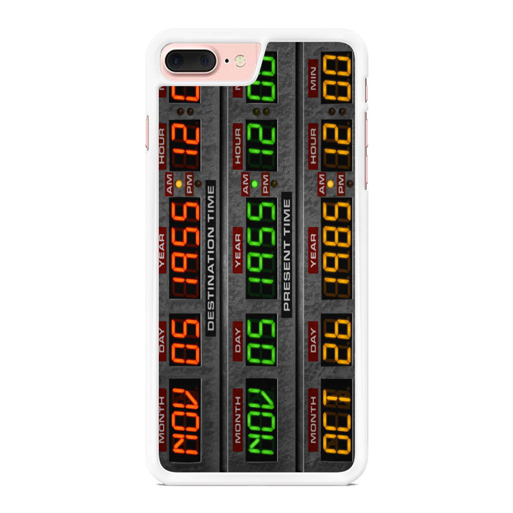 Back To The Future Time Circuits iPhone 8 Plus Case