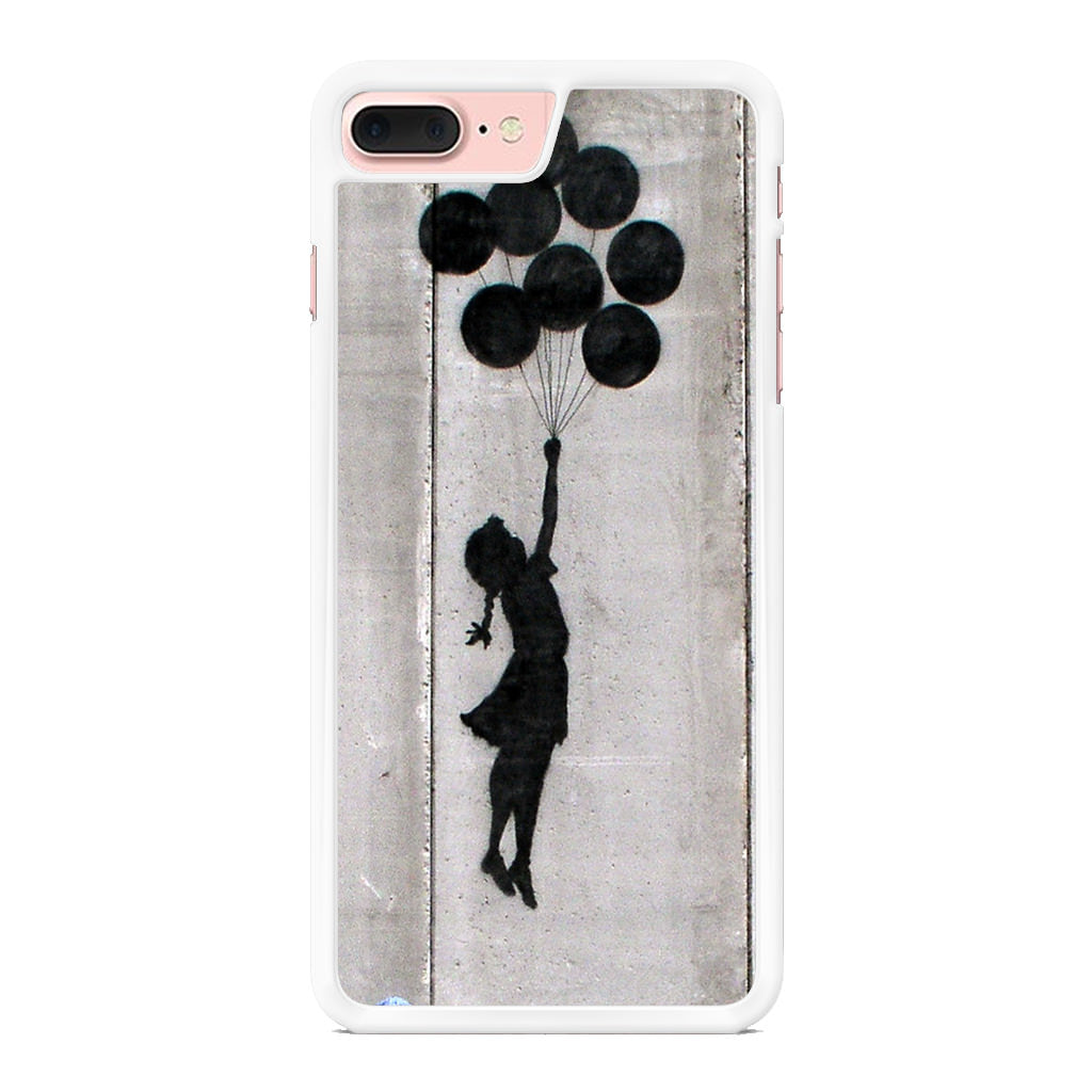 Banksy Girl With Balloons iPhone 8 Plus Case