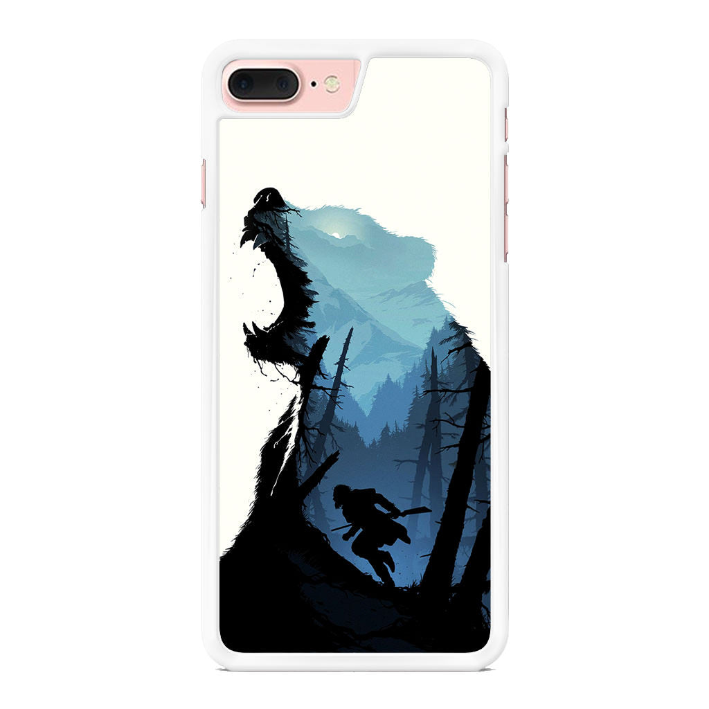 Bear Hunter Art iPhone 8 Plus Case