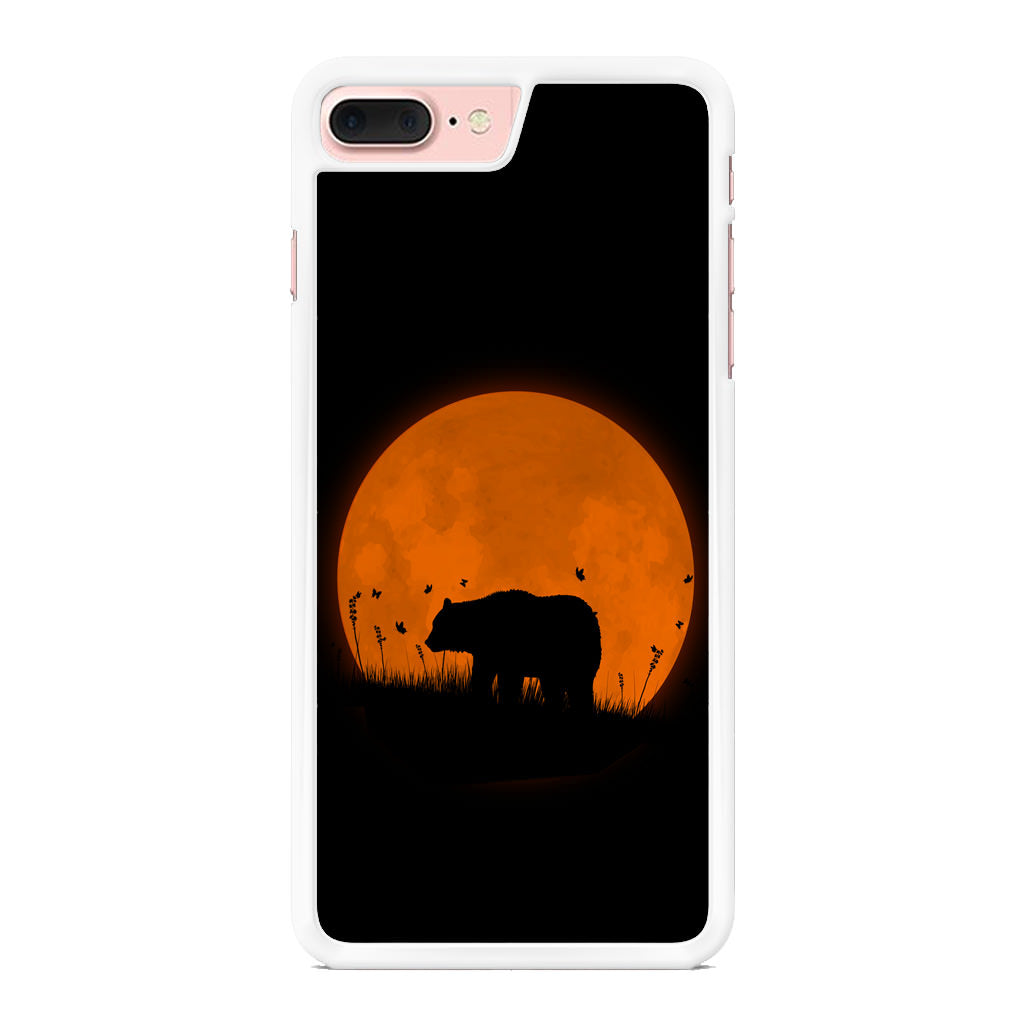 Bear Silhouette iPhone 8 Plus Case