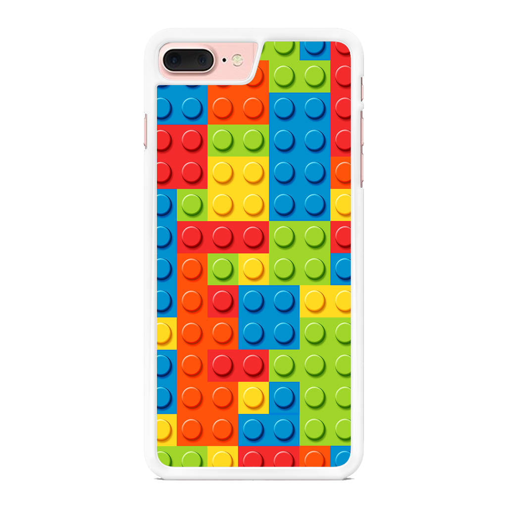 Blocks Rainbow Pattern iPhone 8 Plus Case