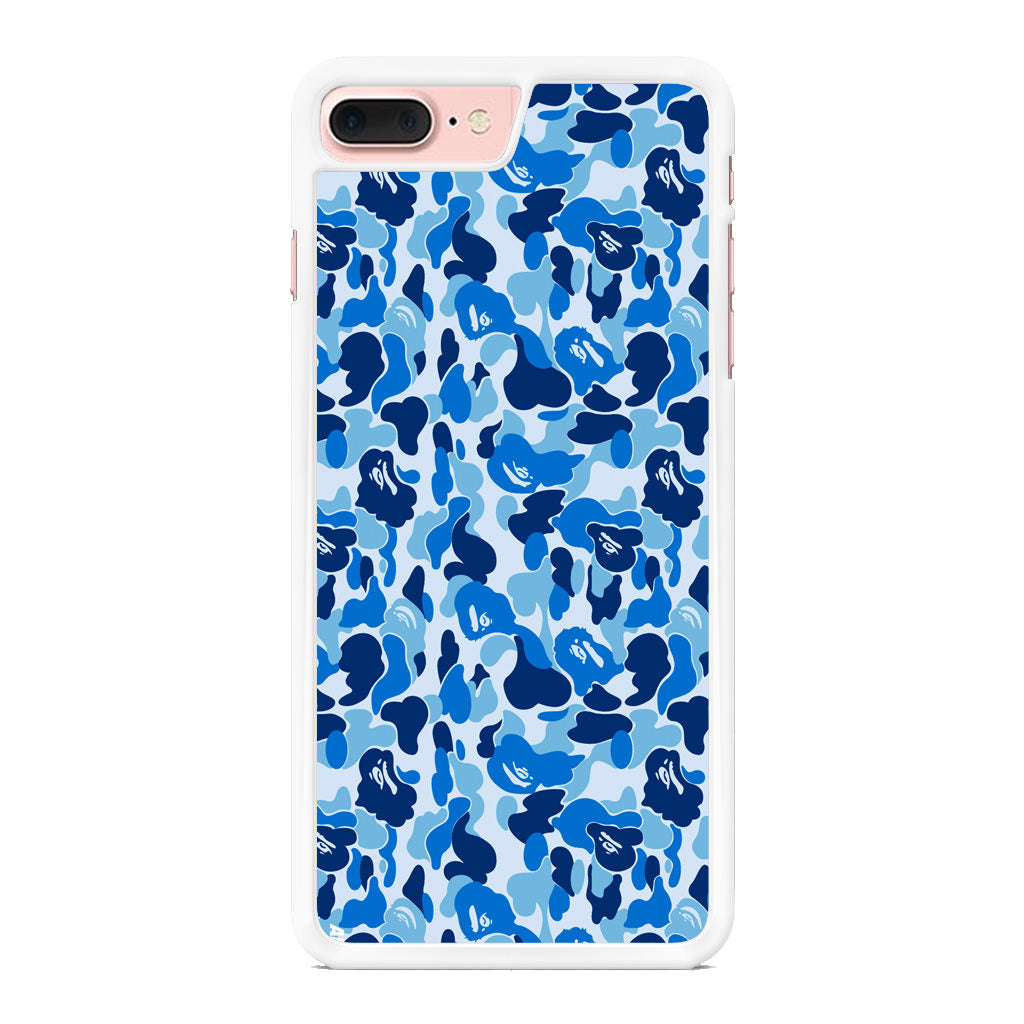 Blue Camo iPhone 7 Plus Case