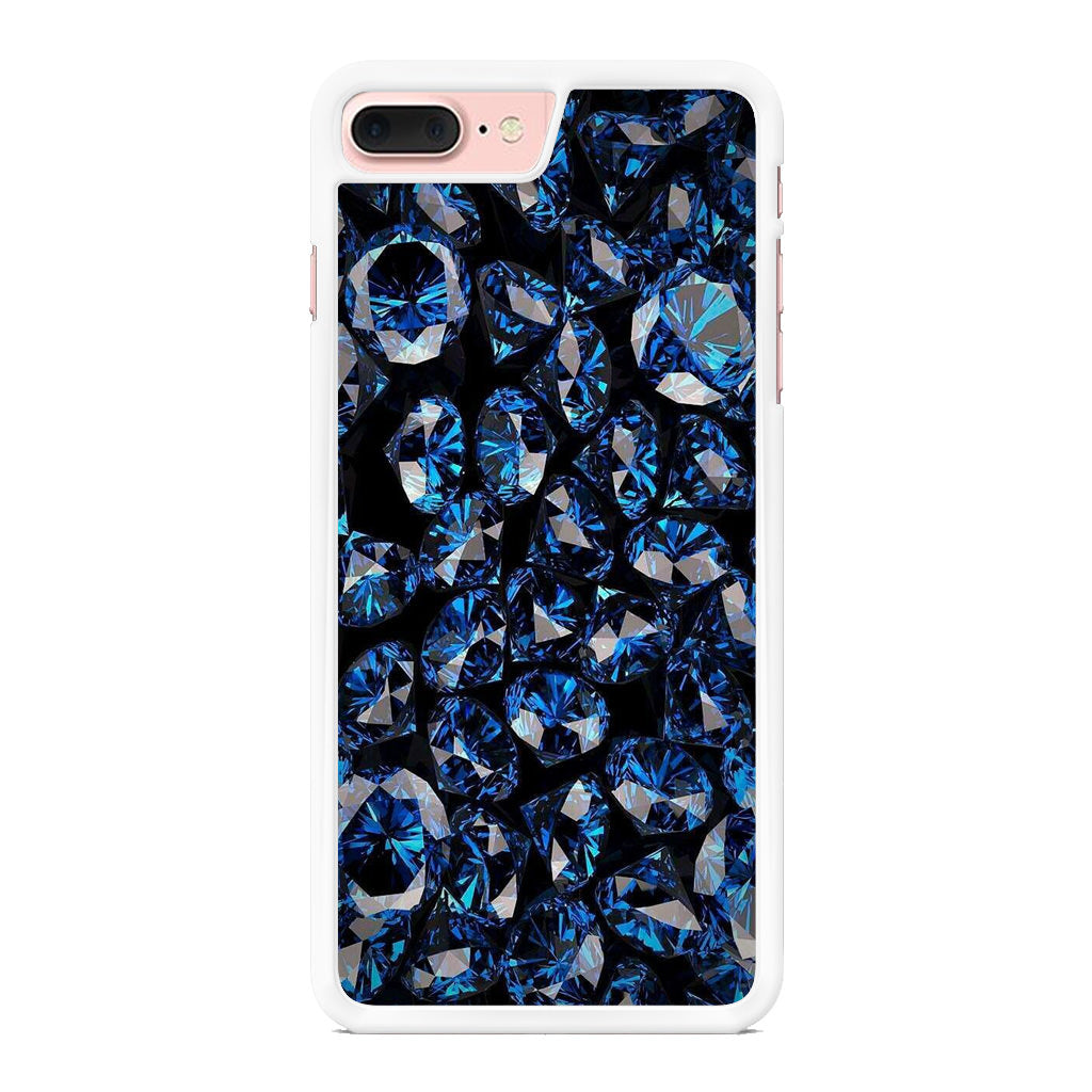 Blue Diamonds Pattern iPhone 8 Plus Case