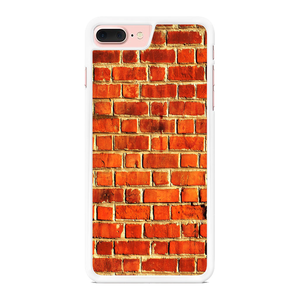 Brick Wall Pattern iPhone 8 Plus Case