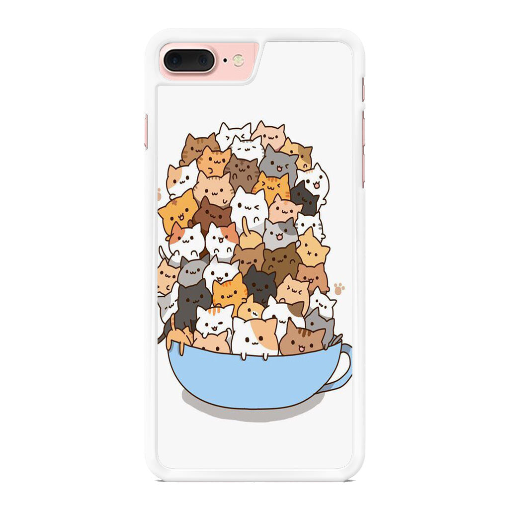 Cats on A Bowl iPhone 8 Plus Case