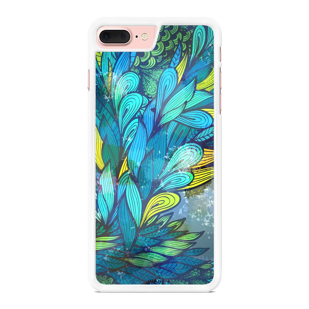 Colorful Art in Blue iPhone 8 Plus Case