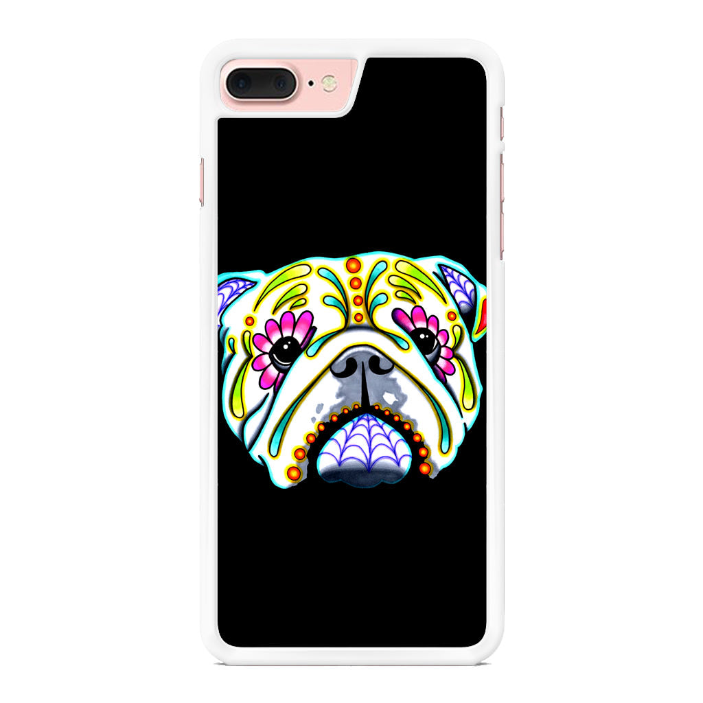 Colorful Bulldog Art iPhone 8 Plus Case