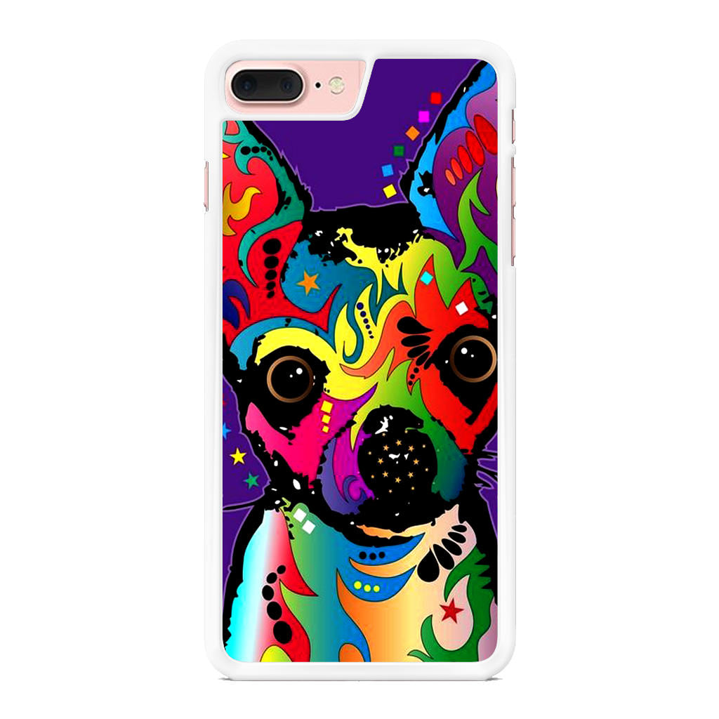 Colorful Chihuahua iPhone 7 Plus Case