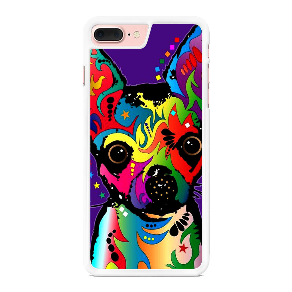 Colorful Chihuahua iPhone 8 Plus Case