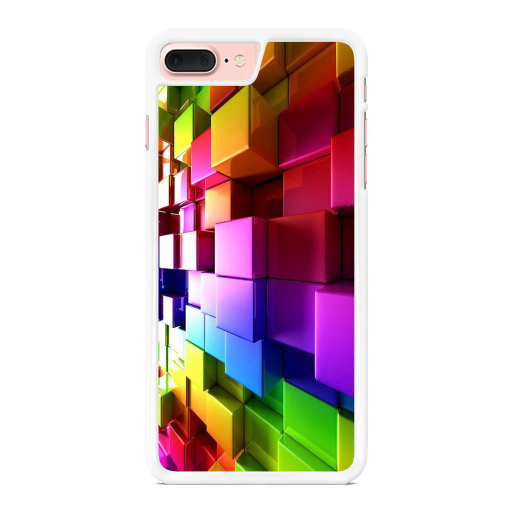 Colorful Cubes iPhone 8 Plus Case