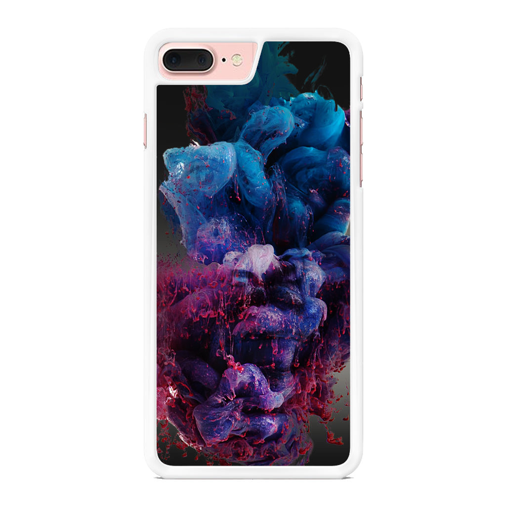 Colorful Dust Art on Black iPhone 8 Plus Case