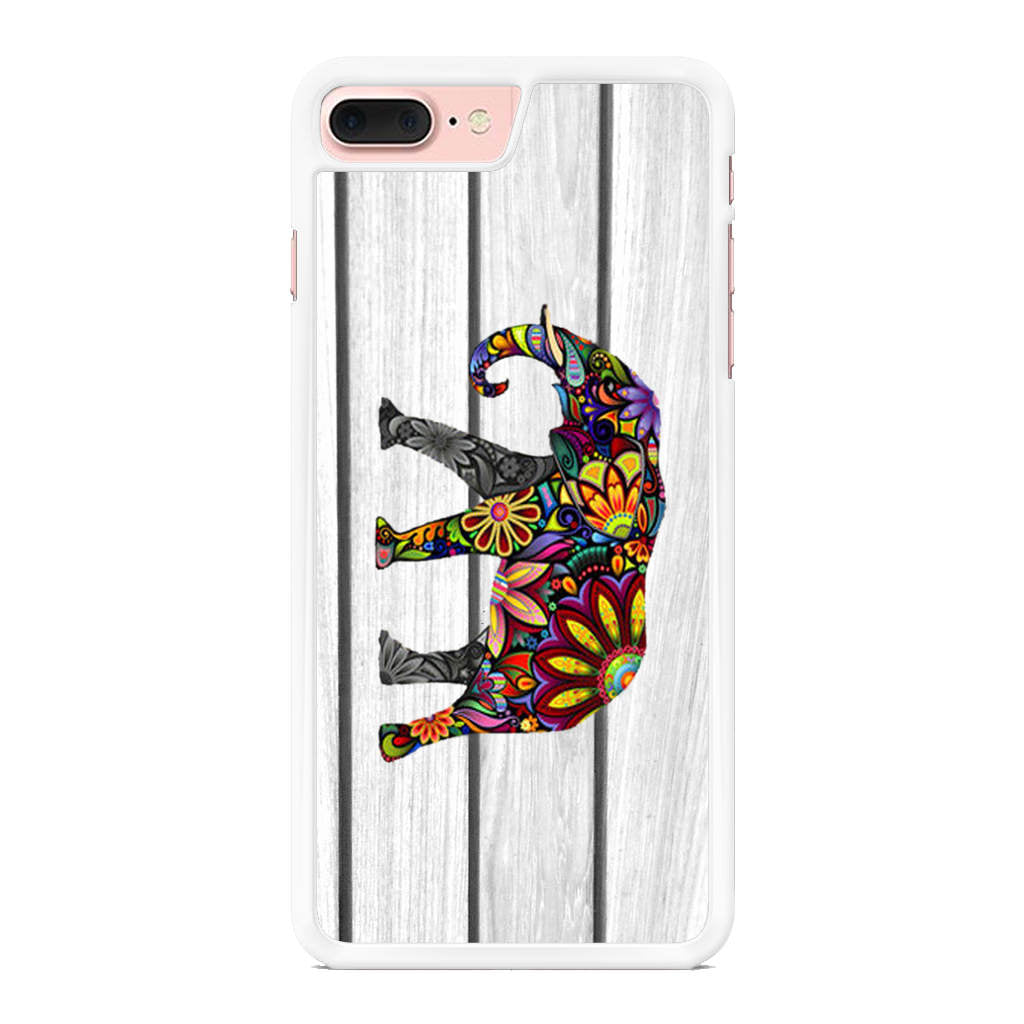 Colorful Elephant Flower iPhone 8 Plus Case