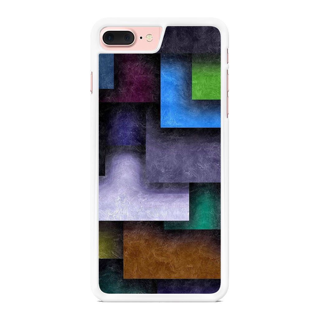 Colorful Rectangel Art iPhone 8 Plus Case