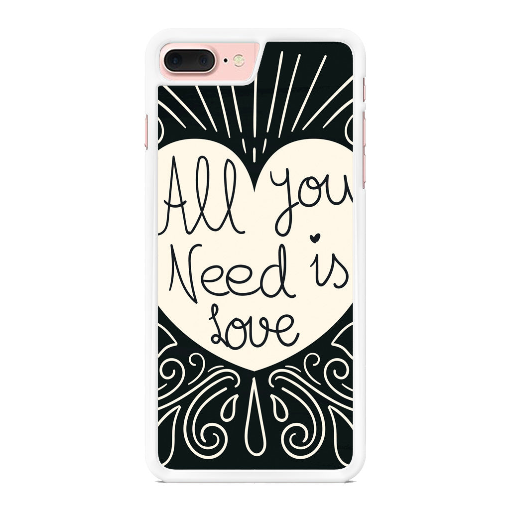 Drawn Love iPhone 8 Plus Case