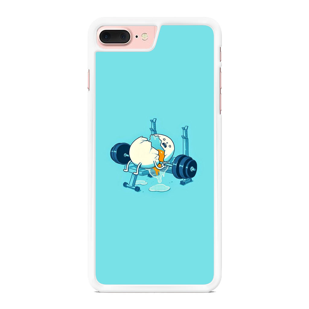 Egg Accident Workout iPhone 8 Plus Case