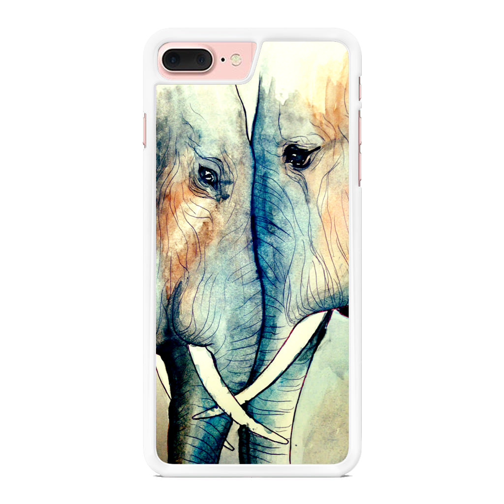 Elephants Sadness iPhone 8 Plus Case