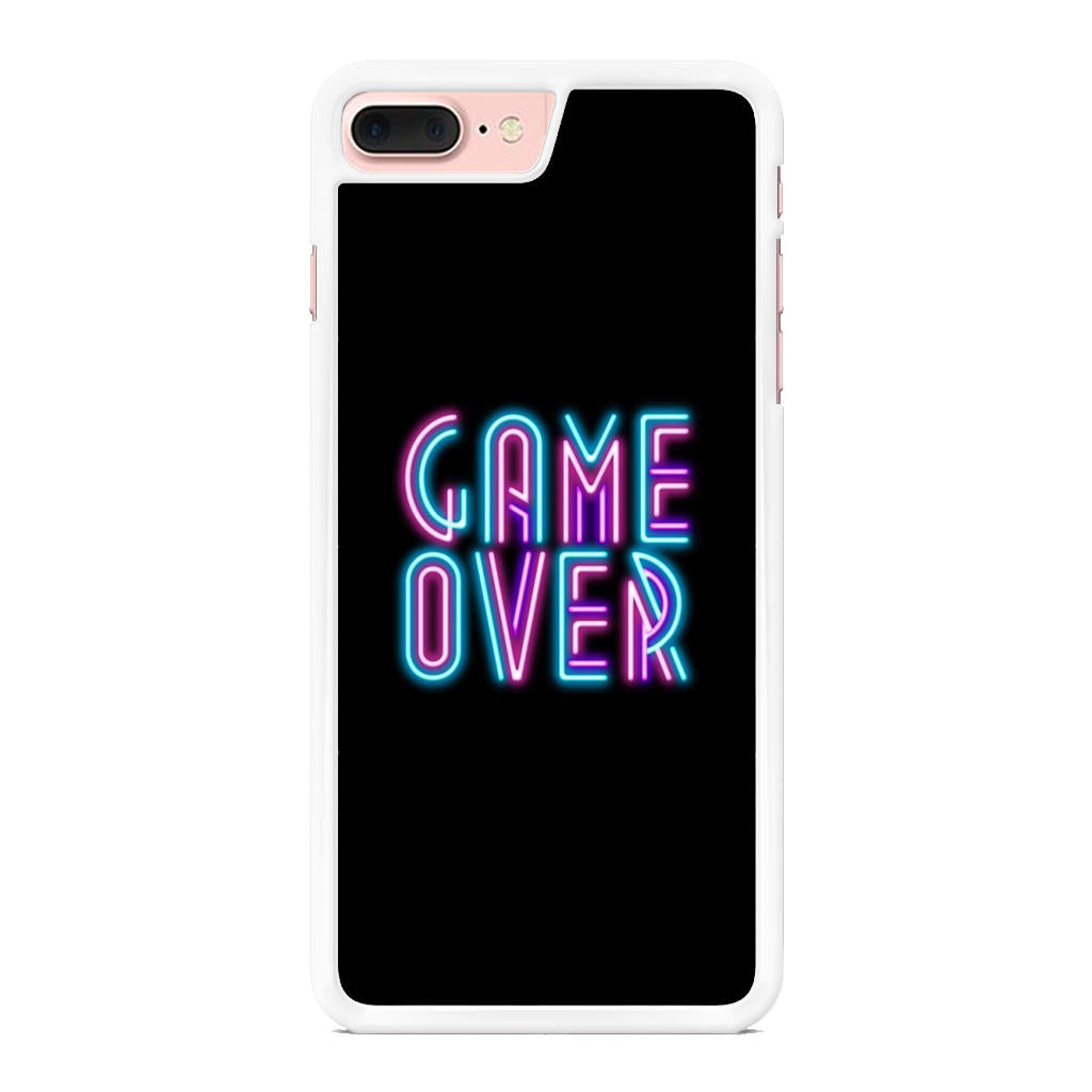 Game Over Neon iPhone 7 Plus Case