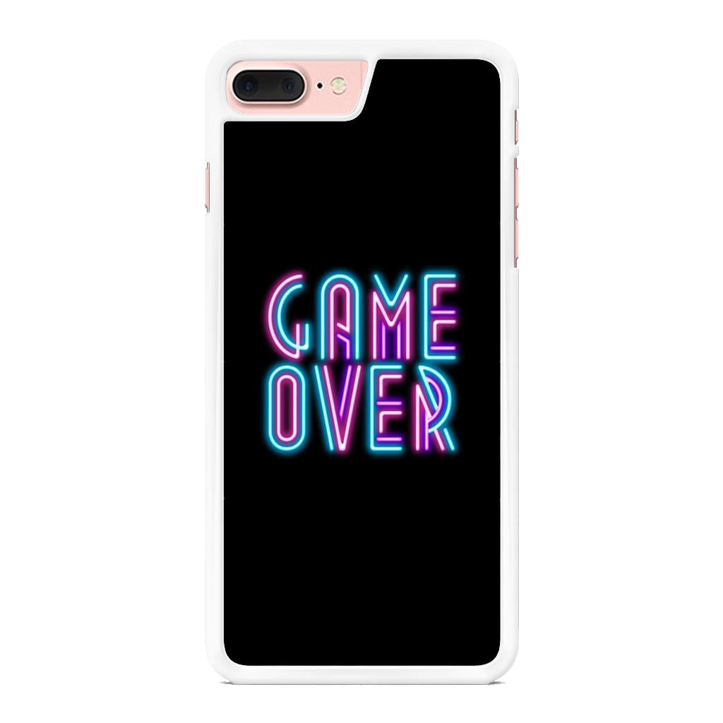 Game Over Neon iPhone 8 Plus Case