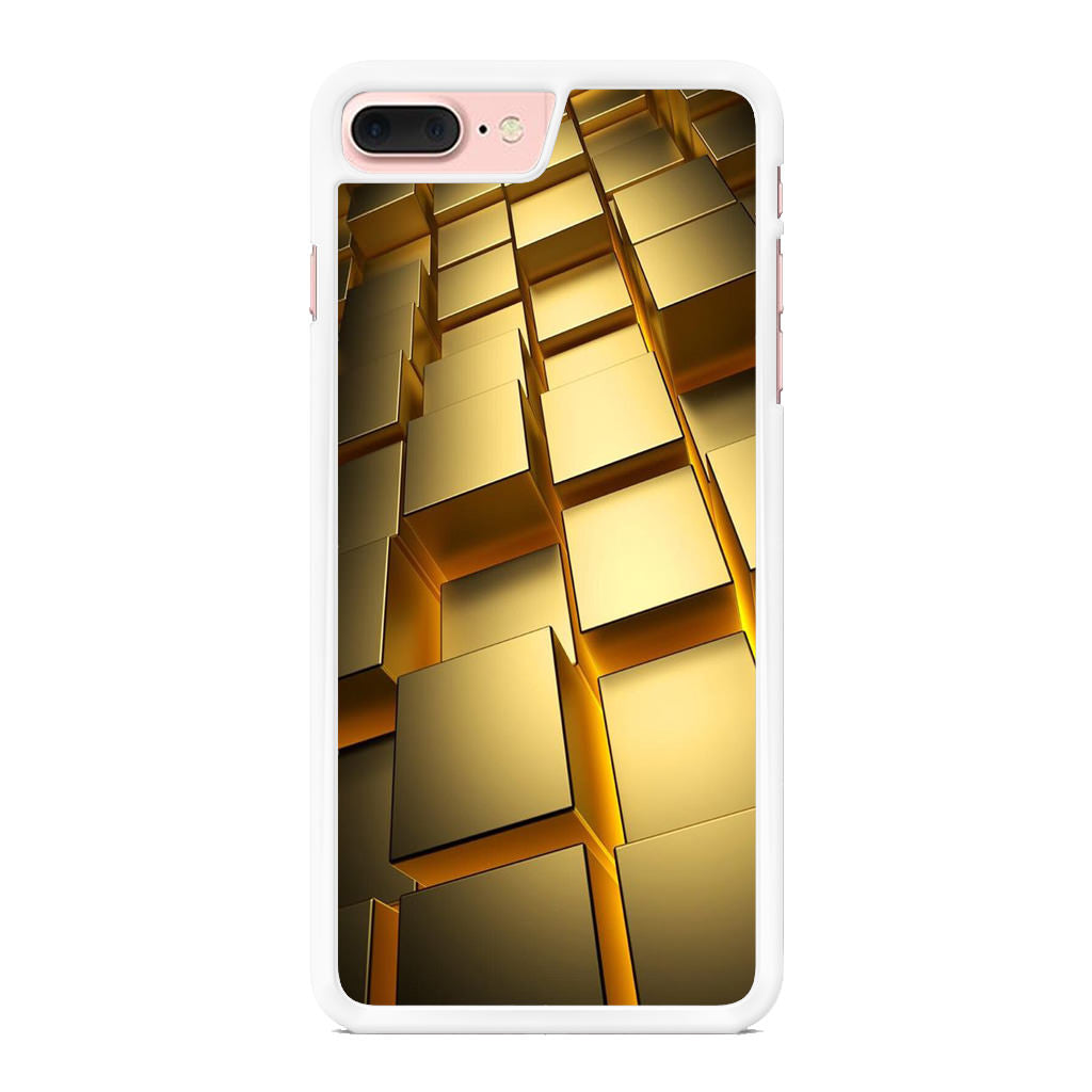 Golden Cubes iPhone 8 Plus Case