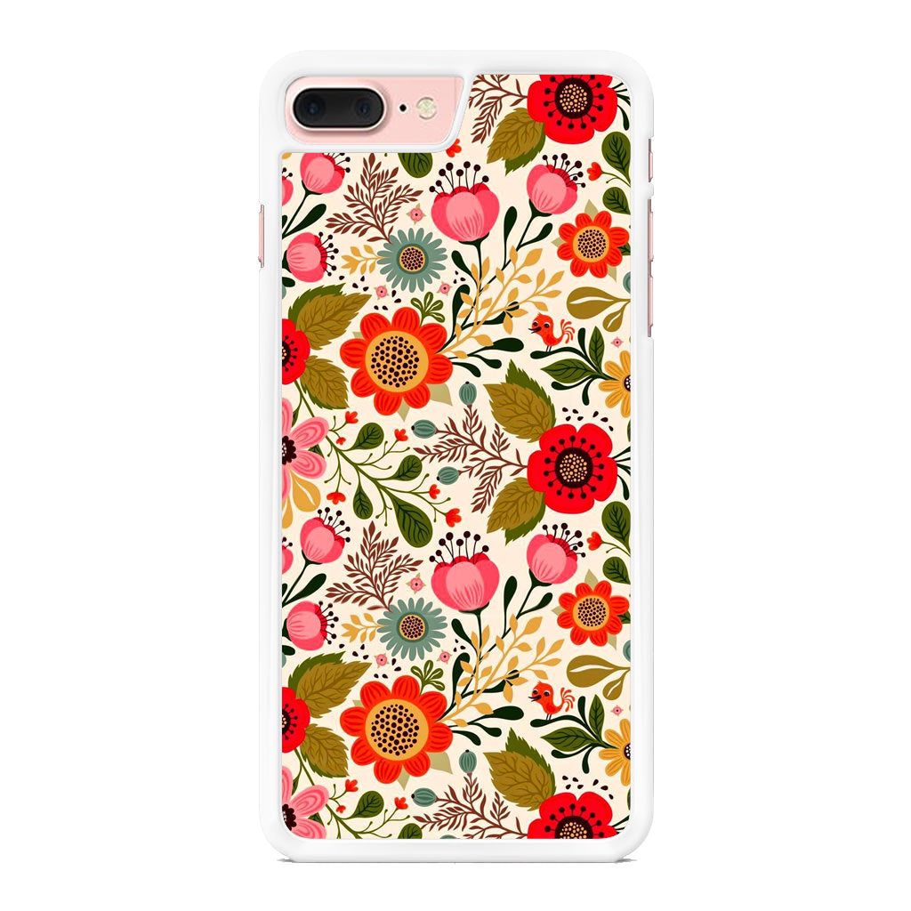 Hello Spring Pattern iPhone 8 Plus Case