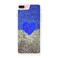Love Glitter Blue and Grey iPhone 8 Plus Case