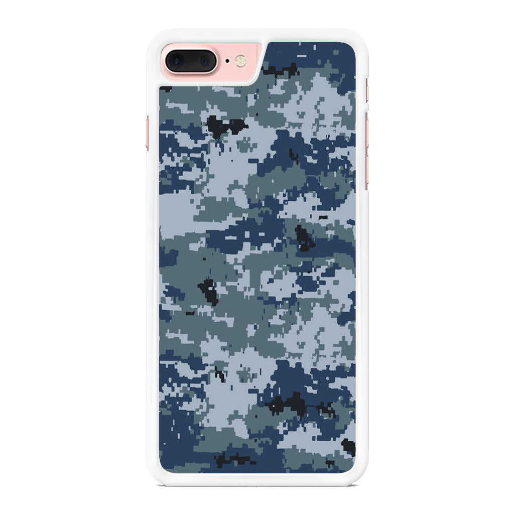 Navy Camo iPhone 8 Plus Case