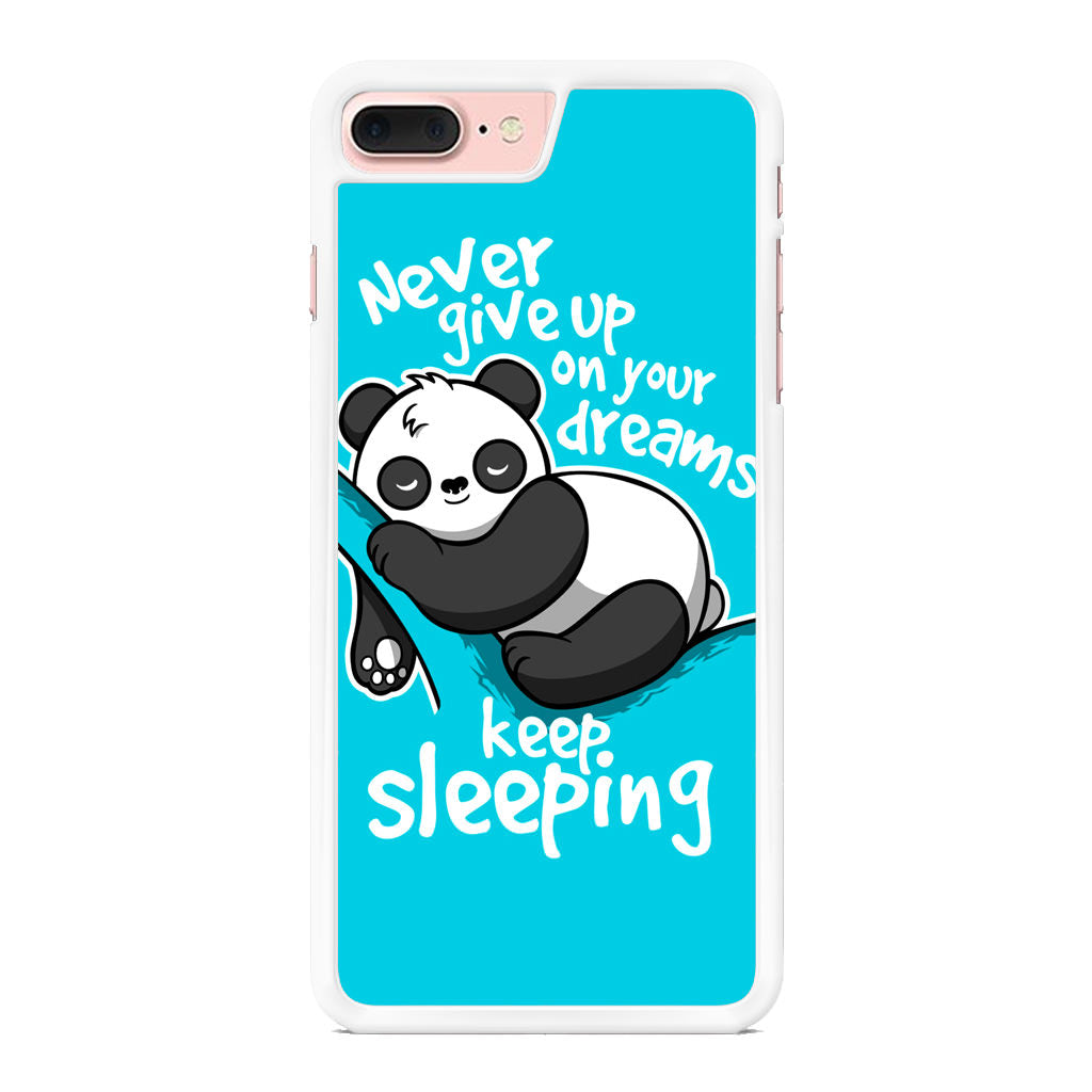 Panda Keep Sleeping iPhone 8 Plus Case