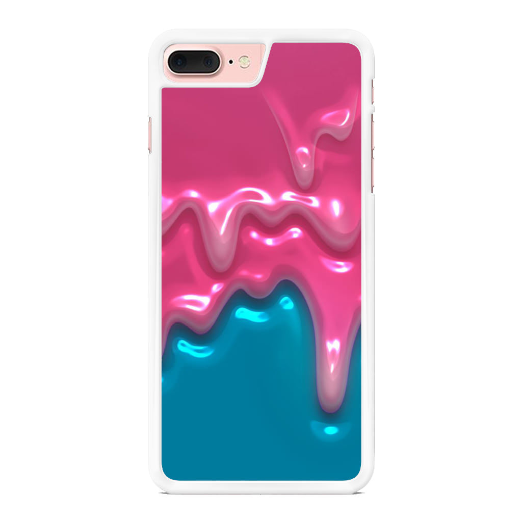 Pink Paint Dripping iPhone 7 Plus Case