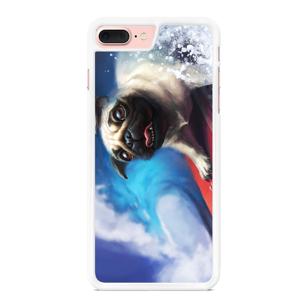 Pug Surfers iPhone 7 Plus Case