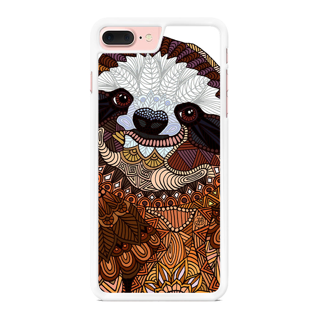 Sloth Ethnic Pattern iPhone 8 Plus Case