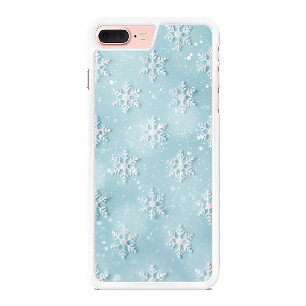 Snowflakes Pattern iPhone 8 Plus Case