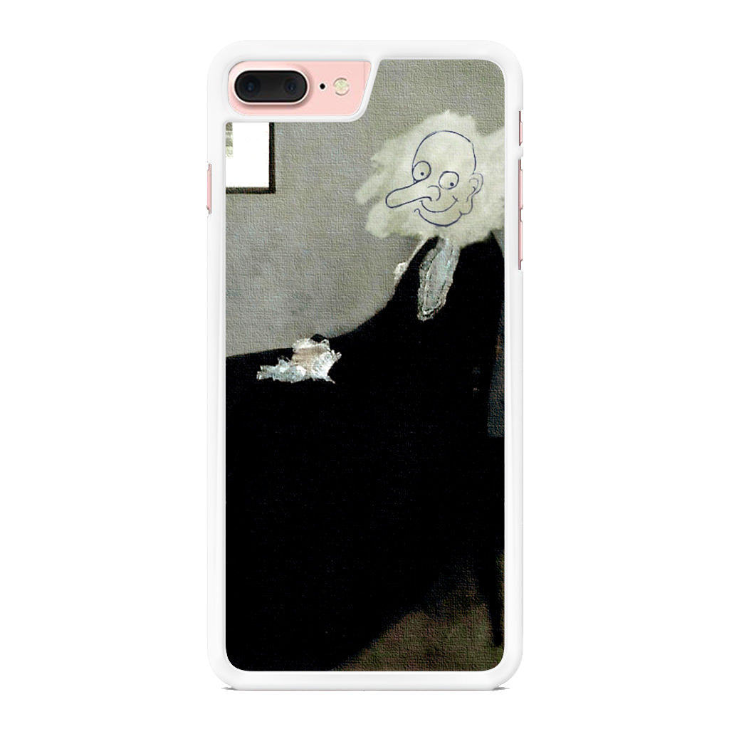 Whistler's Mother by Mr. Bean iPhone 8 Plus Case