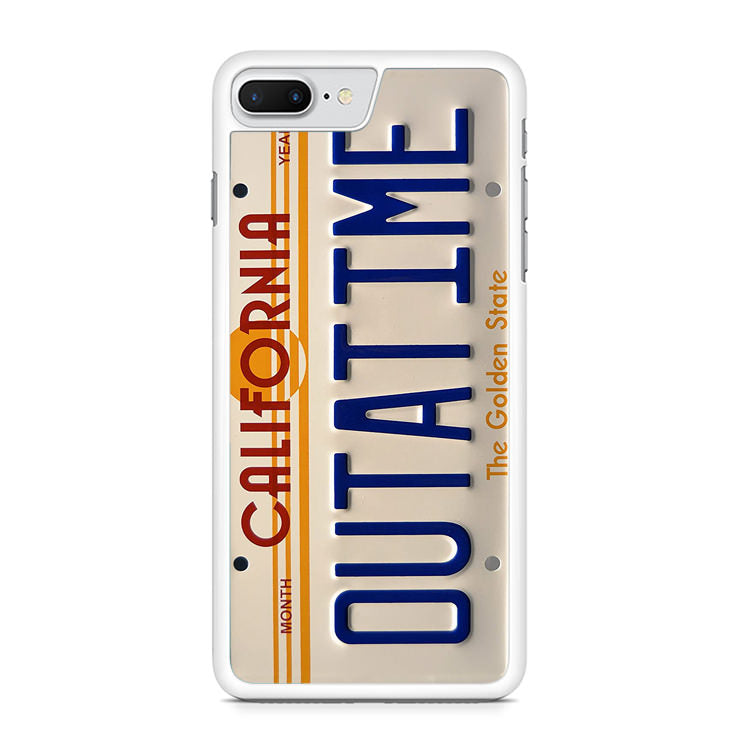 Back to the Future License Plate Outatime iPhone 7 Plus Case