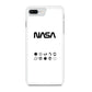 NASA Minimalist White iPhone 8 Plus Case