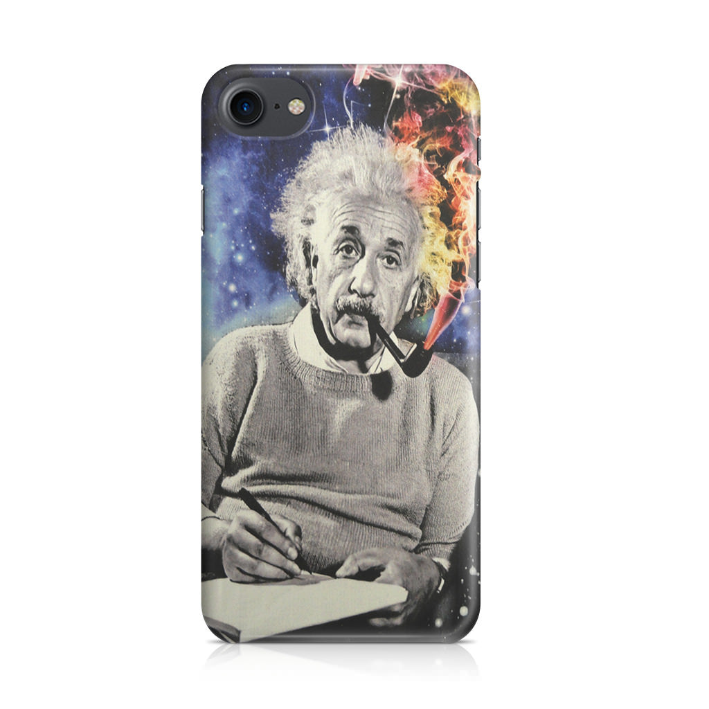 Albert Einstein Smoking iPhone 8 Case