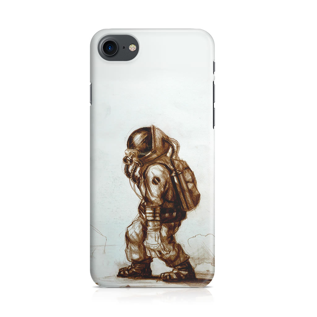 Astronaut Heavy Walk iPhone 8 Case