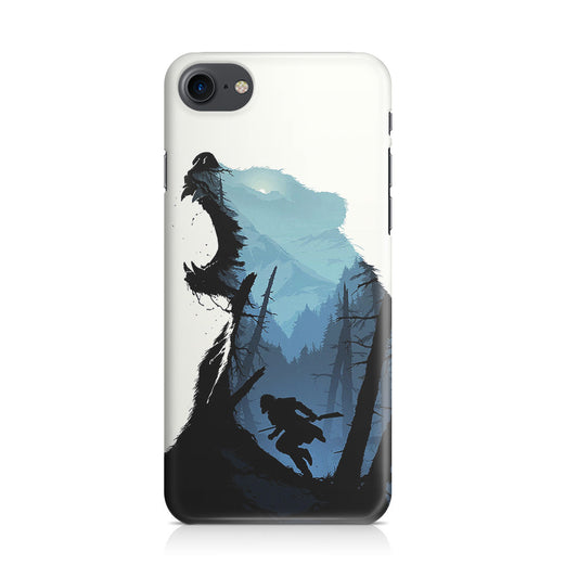 Bear Hunter Art iPhone 7 Case