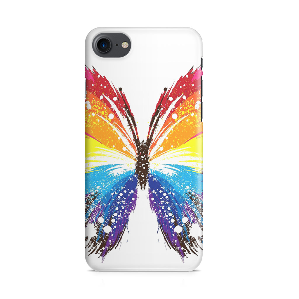 Butterfly Abstract Colorful iPhone 7 Case