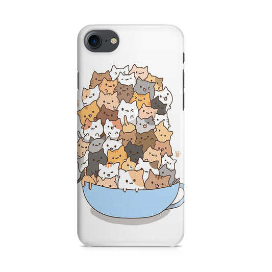 Cats on A Bowl iPhone 8 Case