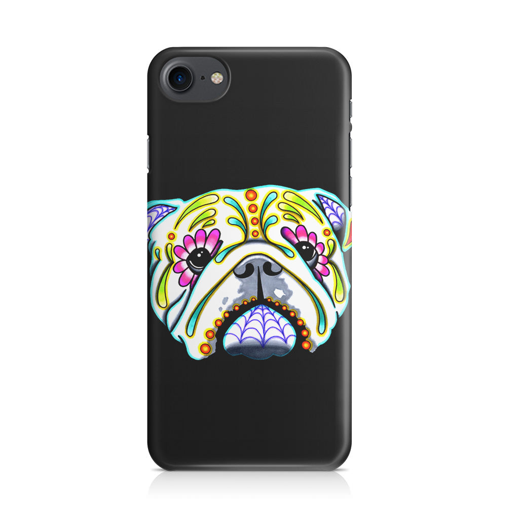 Colorful Bulldog Art iPhone 8 Case