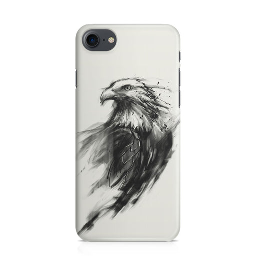 Eagle Art Black Ink iPhone 8 Case