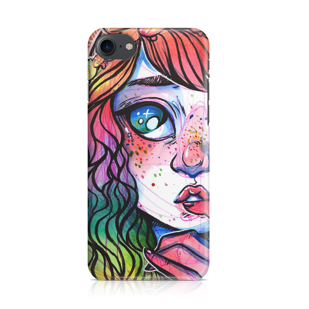 Eyes And Braids iPhone 8 Case