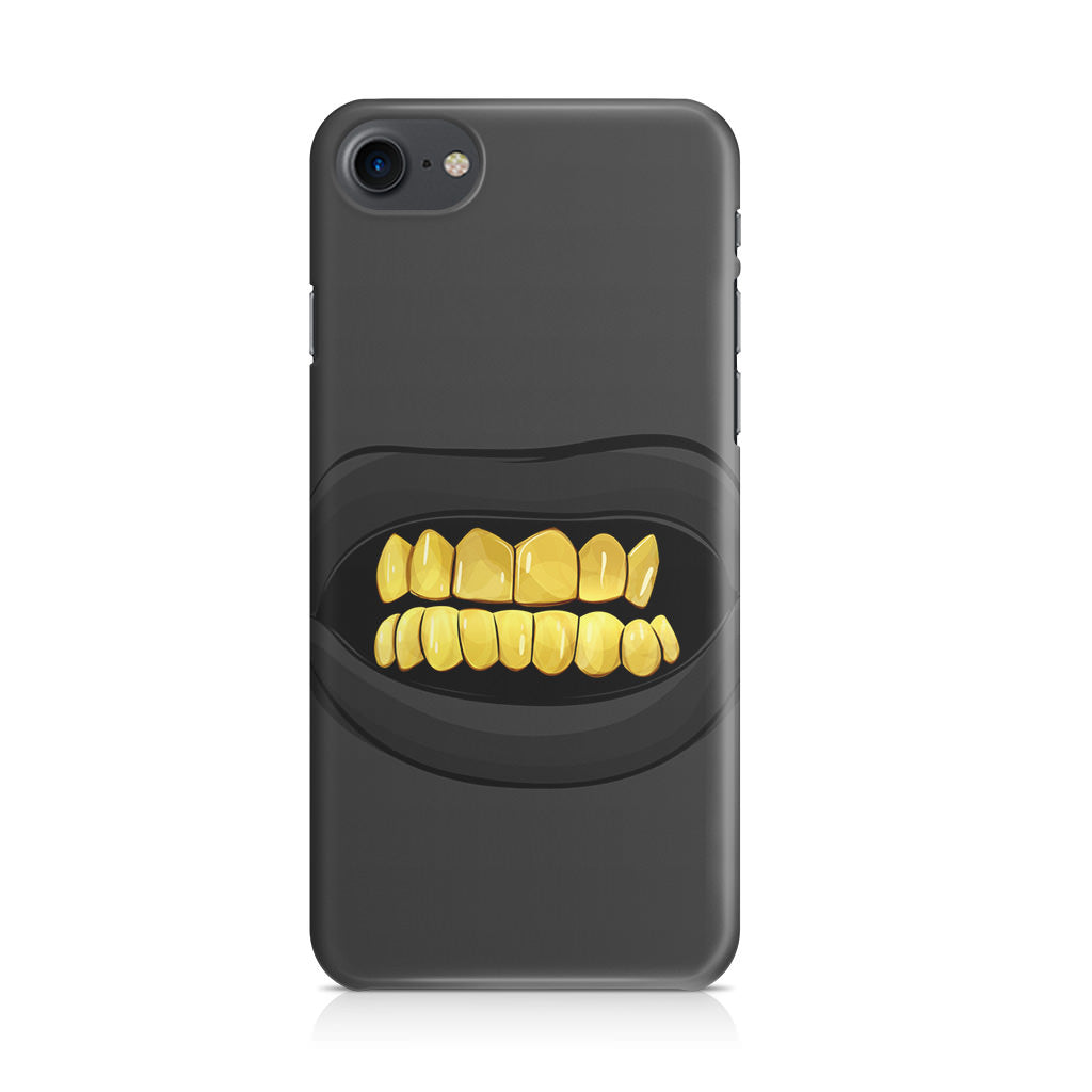 Gold Grillz iPhone 8 Case