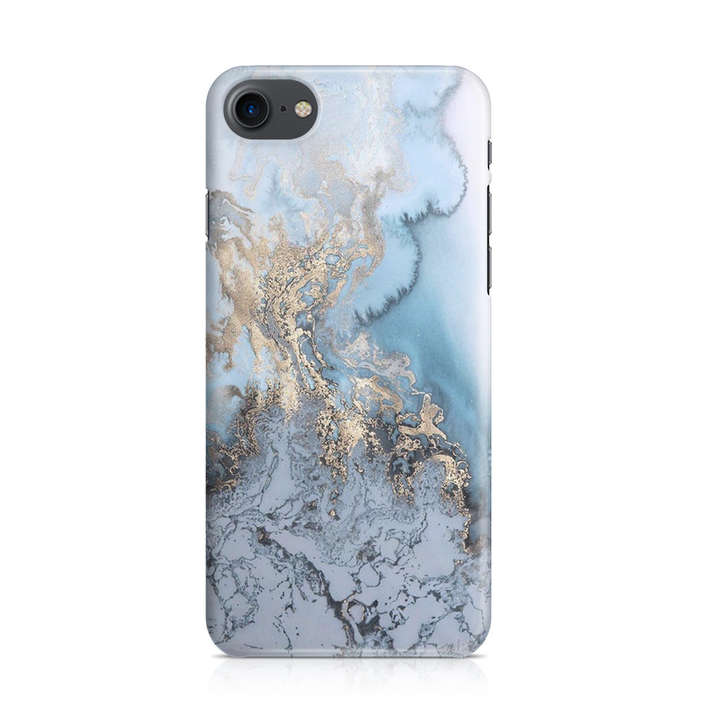 Golden Azure Marble iPhone 8 Case