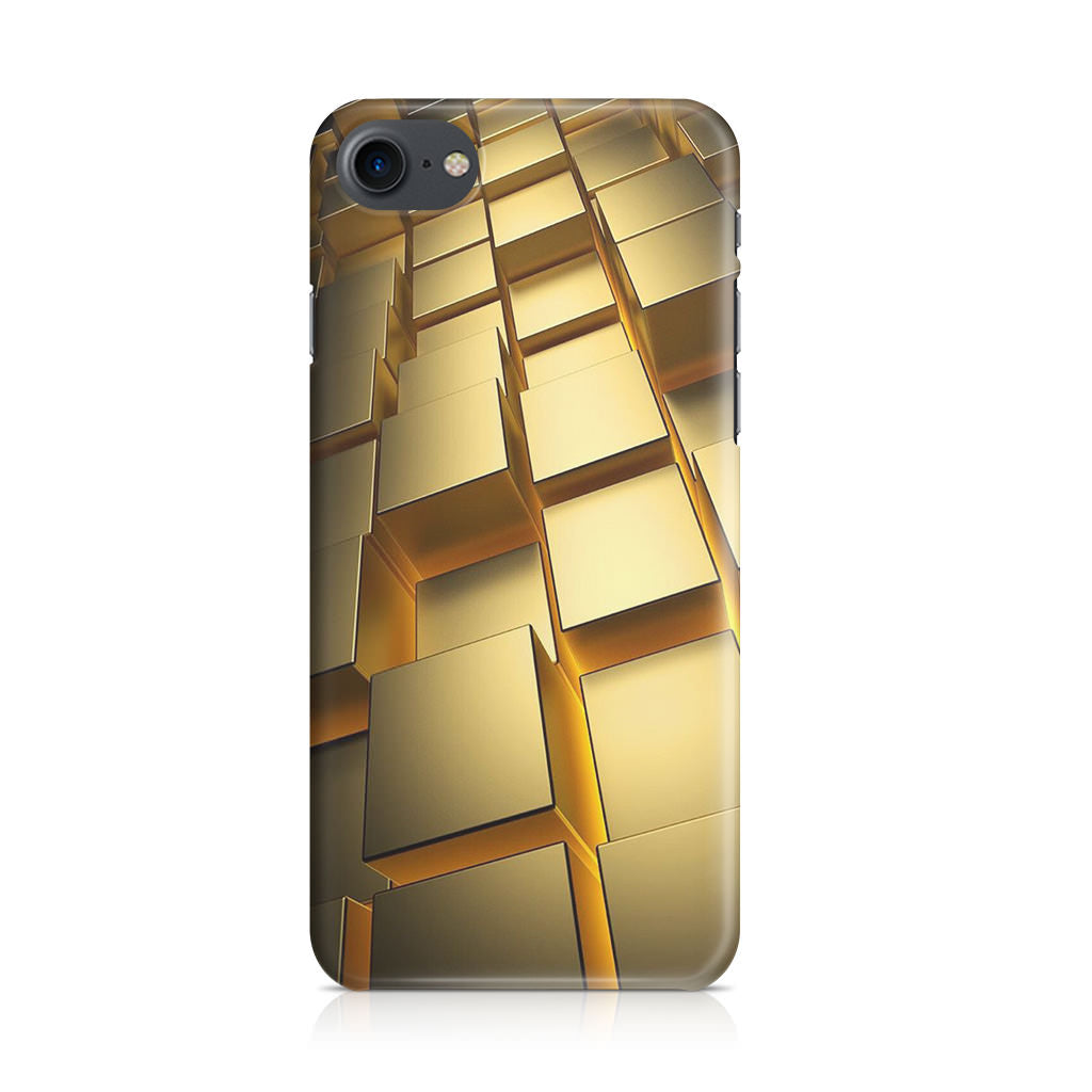 Golden Cubes iPhone 7 Case