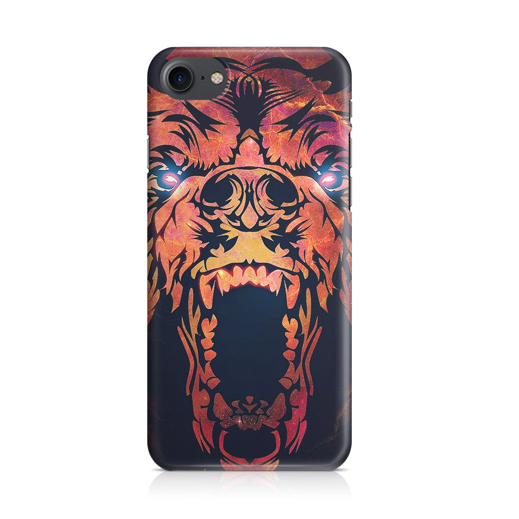 Grizzly Bear Art iPhone 8 Case