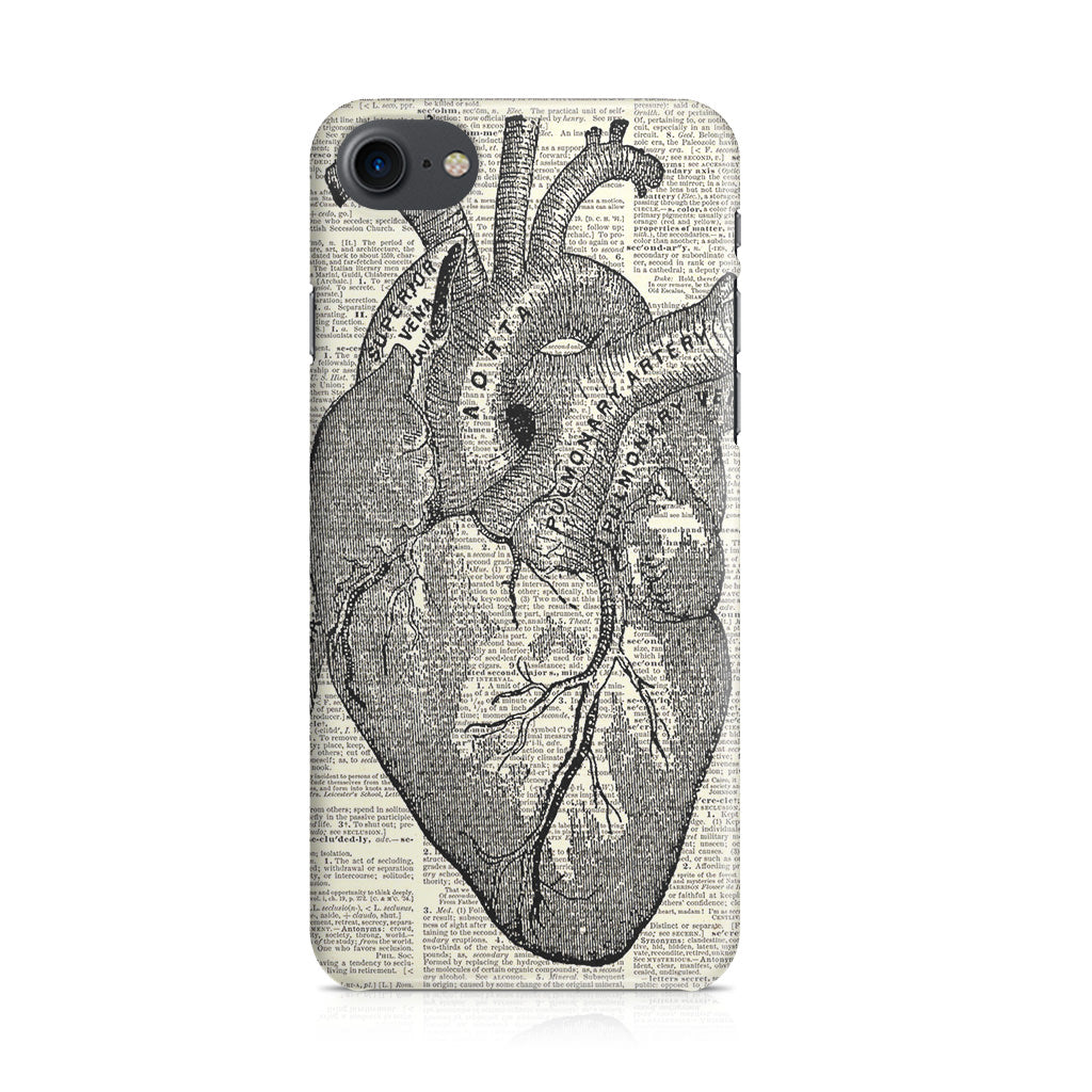 Heart Book Art iPhone 8 Case